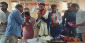 पीसीएस अलकेश नौडियाल का पुरोला में उत्कृष्ट नागरिक सम्मान