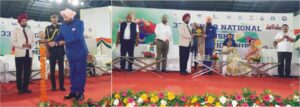राज्यपाल ने किया 33वीं सीनियर राष्ट्रीय वुशु चैंपियनशिप का शुभारंभ
