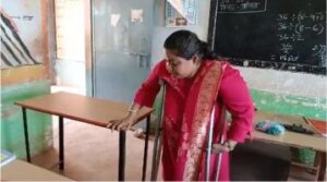दिव्यांग शिक्षिका के. शारदा को राष्ट्रपति सम्मान के लिए चुना गया