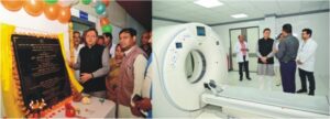 जिला अस्पताल चंपावत में सीएम धामी ने किया सीटी स्कैन मशीन का लोकार्पण