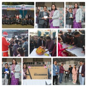 समर स्टडी हॉल विद्यालय में क्रिसमस के अवसर पर विंटर कार्निवाल का भव्य आयोजन किया