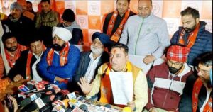 दीपक बाली ने कांग्रेस प्रत्याशी के आरोपों को निराधार बताया