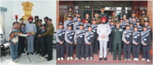 राजभवन में ‘‘राष्ट्रीय एकता यात्रा’’ पर आए छात्र-छात्राओं ने राज्यपाल से भेंट की