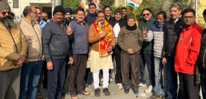 कांग्रेस मेयर प्रत्याशी संदीप सहगल एडवोकेट का चुनाव प्रचार तूफानी रफ्तार से जारी