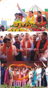 मुख्यमंत्री  धामी ने 3951.42 लाख की लागत के 14 विकास कार्यों का किया शुभारंभ व लोकार्पण