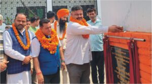 महापौर ने किया वार्ड नंबर 28 में 4 सड़कों का शिलान्यास किया