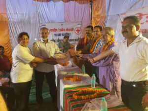 चैती मेले में निशुल्क रेडक्रास चिकित्सा शिविर सम्पन्न
