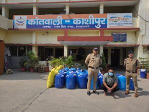 शराब बनाने के 2 हजार लीटर अवैध ईएनए के साथ एक गिरफ्तार
