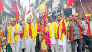 भगवान परशुराम जयंती पर निकाली शोभायात्रा