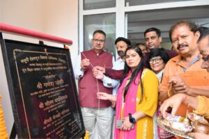 मंत्री गणेश जोशी ने किया निर्मित सामुदायिक भवन का लोकार्पण