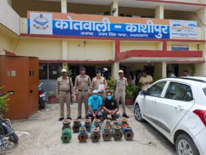 मोटर चोर गिरोह का पर्दाफाश, पुलिस ने चोरी की 13 मोटरें बरामद कर 2 शातिर चोरों को दबोचा