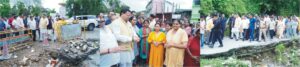 सीएम धामी ने किया अतिवृष्टि से प्रभावित क्षेत्रों का स्थलीय निरीक्षण