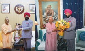 उत्तराखण्ड के राज्यपाल ने की उत्तर प्रदेश की राज्यपाल व मुख्यमंत्री से शिष्टाचार भेंट