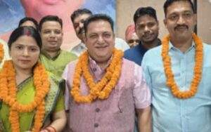 त्रिस्तरीय पंचायत चुनाव में महापौर दीपक बाली की कुशल रणनीति पूरी तरह कामयाब  चंद्रप्रभा बनी निर्विरोध ब्लॉक प्रमुख 