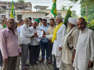 विभिन्न मांगों को लेकर भाकियू ने भेजा राष्ट्रपति को ज्ञापन