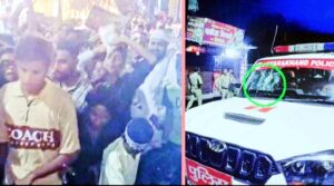 बिना अनुमति जुलूस निकालने से रोकने पर हुआ बवाल