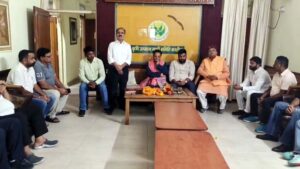 सांसद अजय भट्ट का भाजपाइयों ने किया जोरदार स्वागत