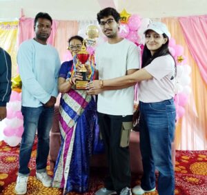 शतरंज प्रतियोगिता में समर स्टडी हॉल के छात्र ने किया नाम रोशन