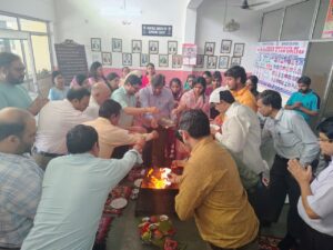 आईएमटी में हवन पूजन कर मनाई गई श्री विश्वकर्मा जयंती
