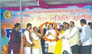 सूबे के मुख्यमंत्री ने छठ पूजा कार्यक्रम में किया प्रतिभाग