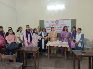चन्द्रावती महाविद्यालय में कृमि मुक्ति कार्यक्रम आयोजित