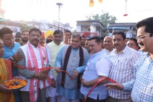 भाजपा प्रदेश अध्यक्ष ने किया दीपावली मेले का शुभारंभ