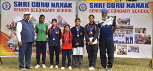 श्री गुरु नानक सीनियर सेकेंडरी स्कूल में वार्षिक खेल महोत्सव सम्पन्न