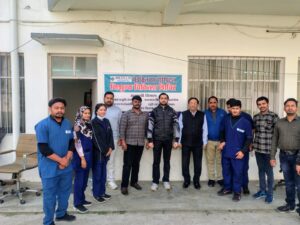 पेपर मिल में लगाया स्वास्थ्य जांच शिविर