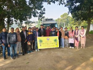 गन्ना शोध हेतु अध्ययन यात्रा रवाना