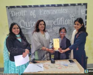 अर्थशास्त्र विभाग द्वारा क्विज प्रतियोगिता का आयोजन  