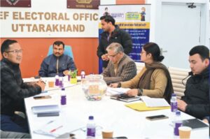 अपर मुख्य निर्वाचन अधिकारीे ने की बीएलओ सुपरवाईजर एवं बीएलओ के साथ बैठक