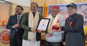 विमल बहुगुणा को संस्कृति समन्वय शिवालिक सम्मान 2025 से सम्मानित किया गया