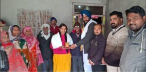 विशाखा दिवाकर का चयन वन दरोगा के पद पर होने पर क्षेत्र में हर्ष