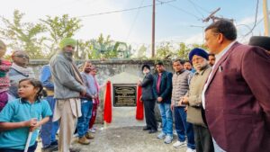 विधायक चीमा ने किया सड़क निर्माण का शिलान्यास