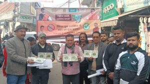 सिंगल यूज प्लास्टिक का प्रयोग रोकने को महापौर ने निकाली जागरूकता रैली