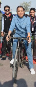 साइकिलिंग में ओलंपिक मेडल को बनाए लक्ष्य : रेखा आर्या