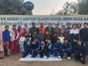 केडीएफ आर्चरी टीम ने मुख्यमंत्री चैंपियन ट्रॉफी में किया जनपद का प्रतिनिधित्व