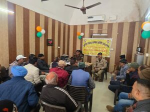 कोतवाली में आयोजित की पुलिस पेंशनर्स की बैठक