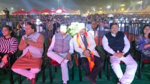 सरस आजीविका मेले पर आयोजित सांस्कृतिक संध्या में पहुंचे जनसमूह को मनोरंजन, उत्साह और सांस्कृतिक रंगों से सराबोर कर दिया