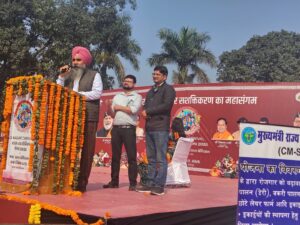 सरस आजीविका मेला 2026 के द्वितीय दिवस पर किसानों और कृषि विशेषज्ञों के मध्य एक महत्वपूर्ण संवाद कार्यक्रम आयोजित