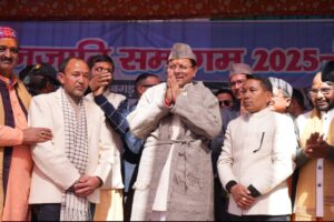 सीमांत क्षेत्रों के निवासी देश की सीमा के प्रहरी: सीएम