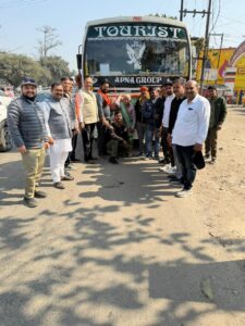 महापौर बाली ने कांवरियांे हेतु एक और बस भेजी हरिद्वार