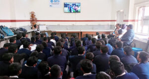 परीक्षा पर चर्चा कार्यक्रम में उदयराज कालेज के छात्रों में दिखा उत्साह