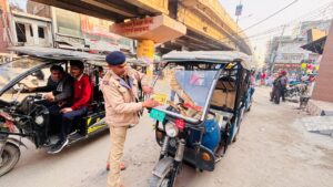 पुलिस व सीपीयू ने चलाया वाहन चैकिंग अभियान