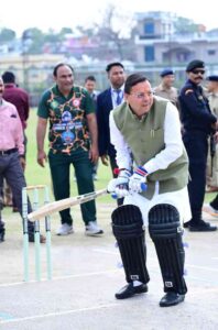 मुख्यमंत्री ने किया मंजुल सिंह मांजिला स्मृति अंतर क्रिकेट टूर्नामेंट का विधिवत शुभारंभ