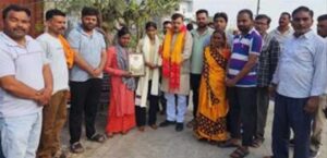 हिमानी को किया सम्मानित