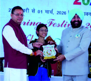 वसंतोत्सव केवल एक आयोजन नहीं, बल्कि उत्तराखण्ड की प्राकृतिक संपदा, कृषि शक्ति और उभरती हरित अर्थव्यवस्था का उत्सव है- सीएम