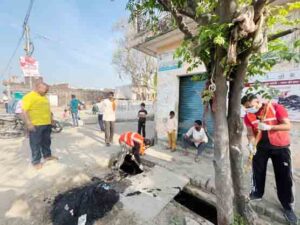 वार्ड-11 में नगर निगम ने चलाया स्वच्छता अभियान