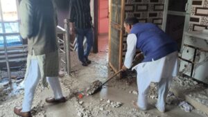 गैस सिलेंडर का रेगुलेटर फटने से घर में लगी आग