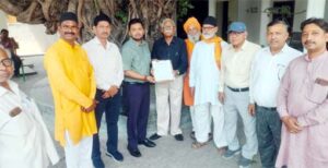 गौवंश की सुरक्षा को लेकर धर्मयात्रा महासंघ ने भेजा राष्ट्रपति को ज्ञापन